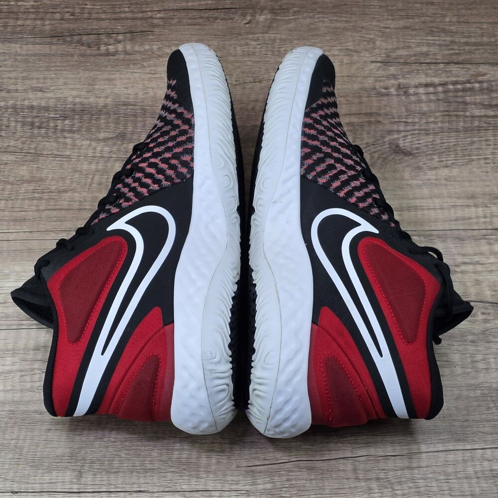 Nike KD Trey 5 VIII Bred Men's Size 11 Black Red Basketball Shoes CK2090-002 - Picture 6 of 10